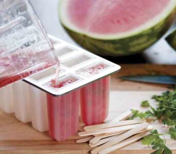 Parsley-Infused Watermelon Popsicles Recipe